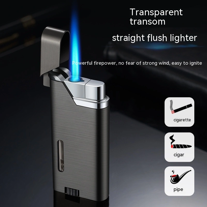 Visual Air Hole Direct Punching Windproof Lighter