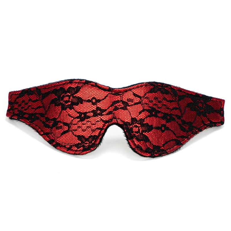 Floral Lace Plush Eye Mask