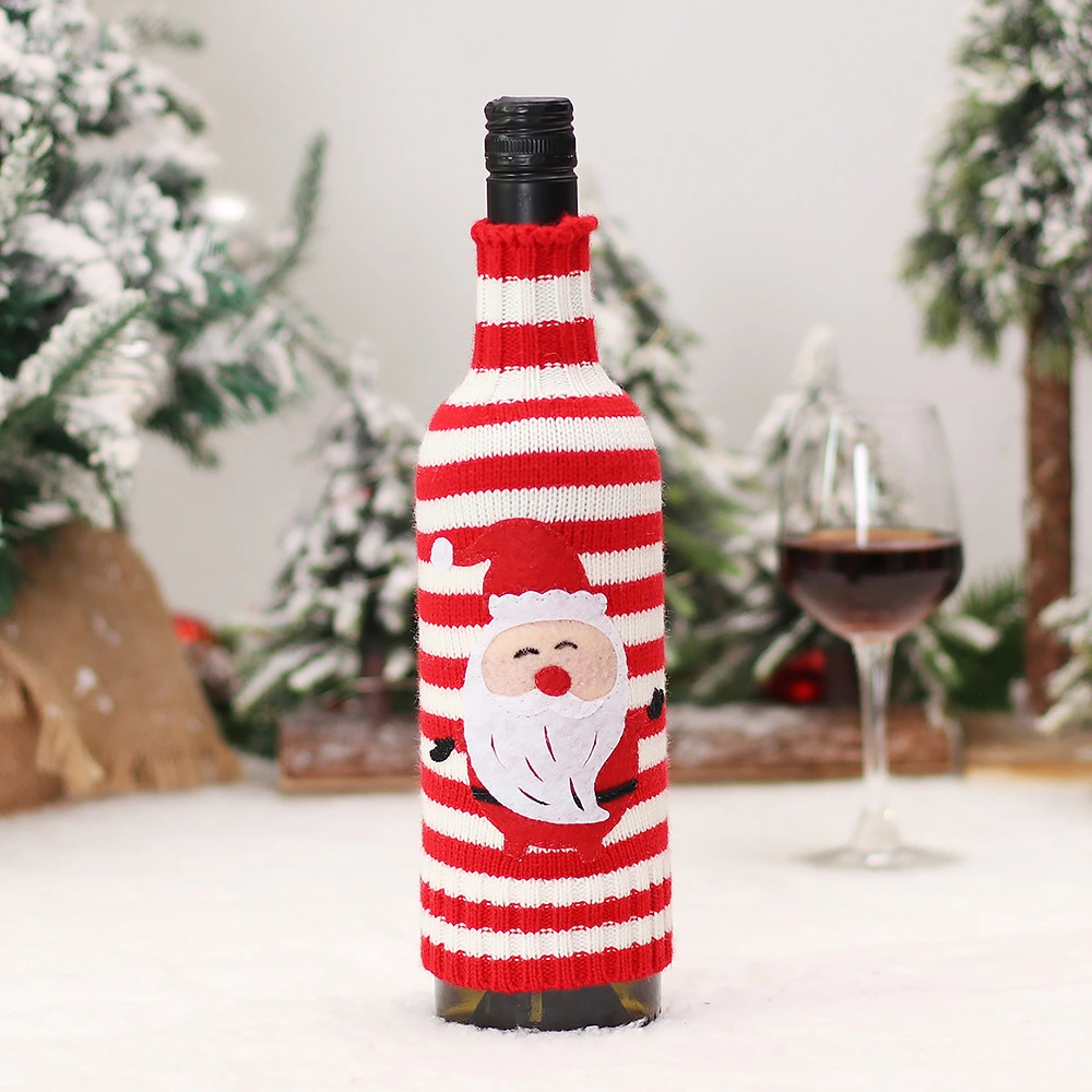 Knitted Cartoon Pattern Bottle Cover