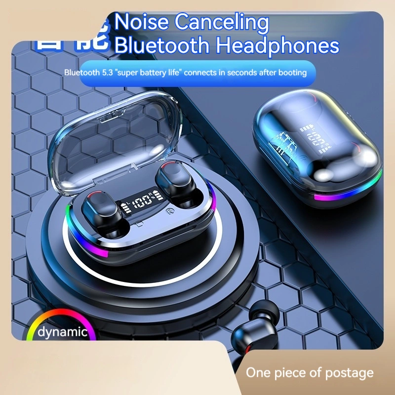 Digital Display Colorful In-ear Bluetooth Headset