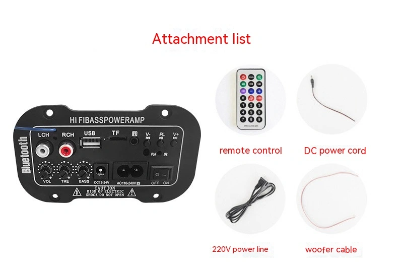Digital Card Car Audio Bluetooth Amplifier Board