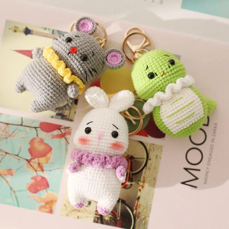 Cartoon Cute Zodiac Hand-woven Doll Package Pendant