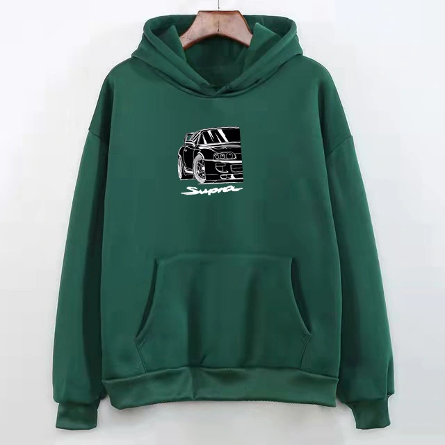 Velvet Padded Loose Long Sleeve Hoodie Plus Size All-matching Hoodie Women's Clothing