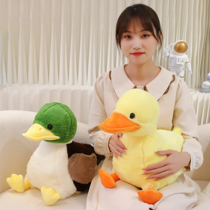 Creative Ducklings Plush Toy Net Pocket