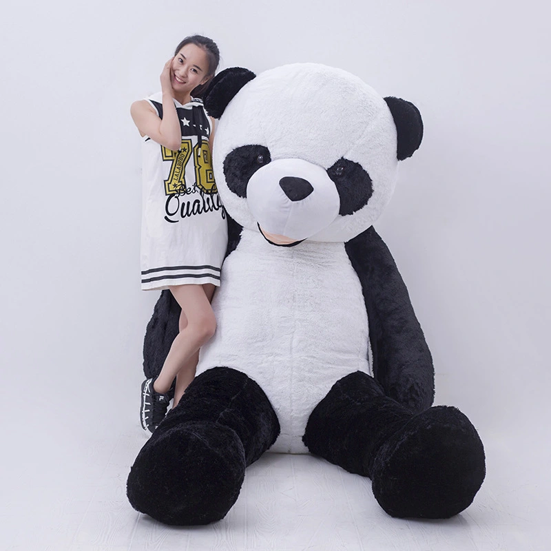 Black And White Panda Leather Phone Case