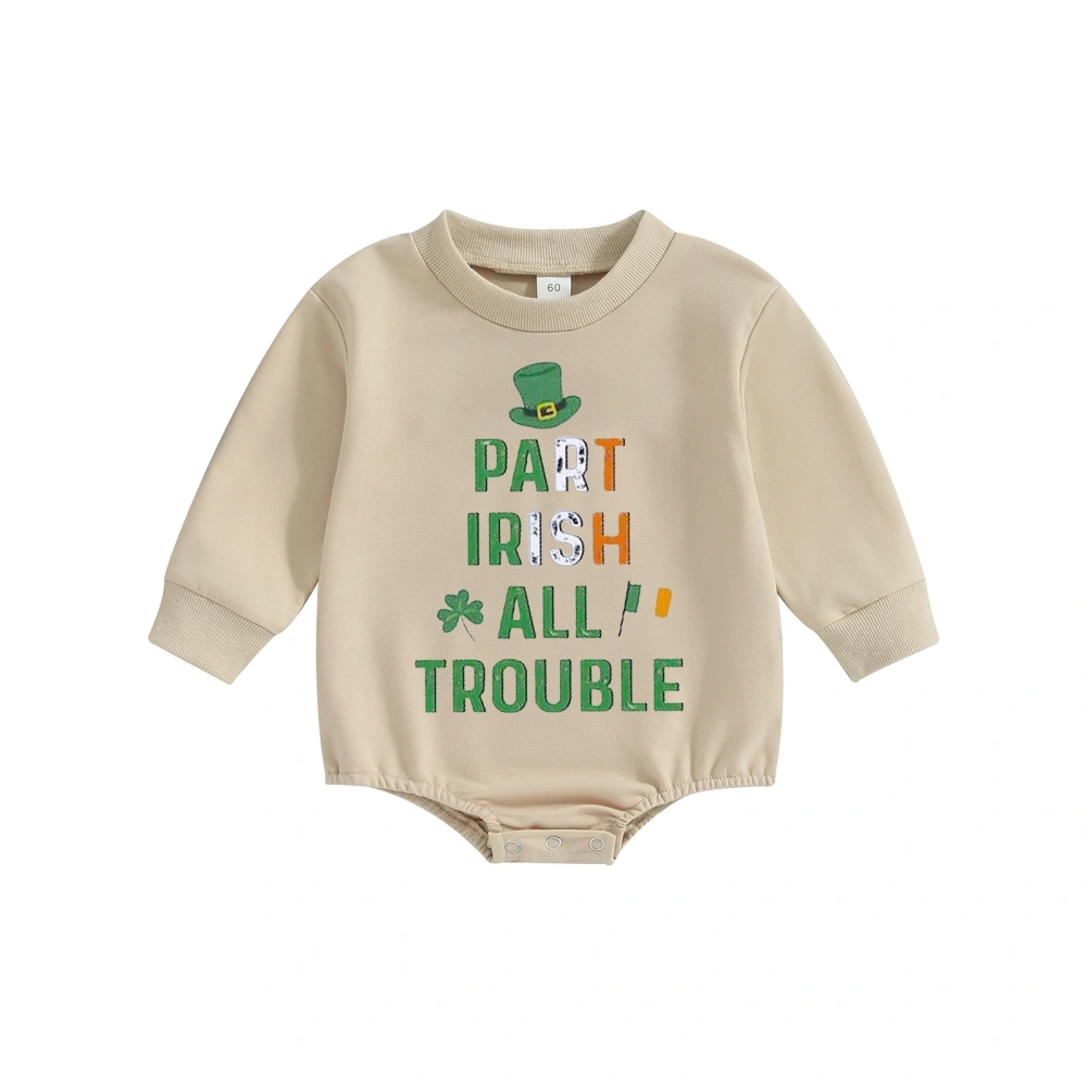 Baby Girls Boys Sweatshirts Rompers Ireland Festival Clothes