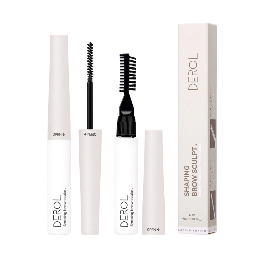 Eyebrow Gel Brow Sculpting Gel and Comb Set All-Day Hold Brow Gel