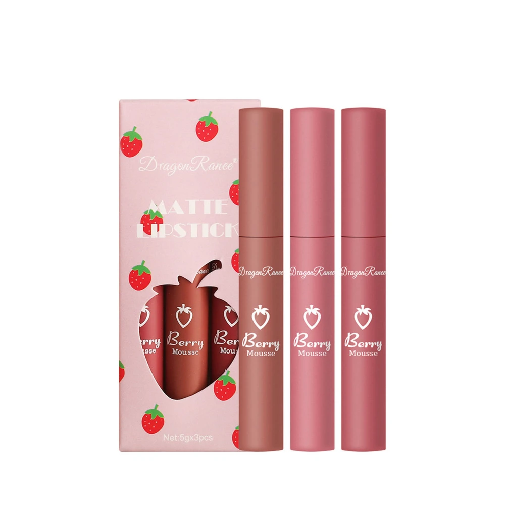 Matte Lipgloss Set,Waterproof and Smudgeproof Non-Stick Cup Lipsticks