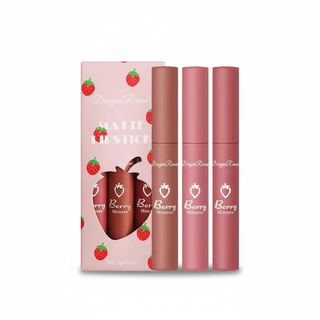 Matte Lipgloss Set,Waterproof and Smudgeproof Non-Stick Cup Lipsticks