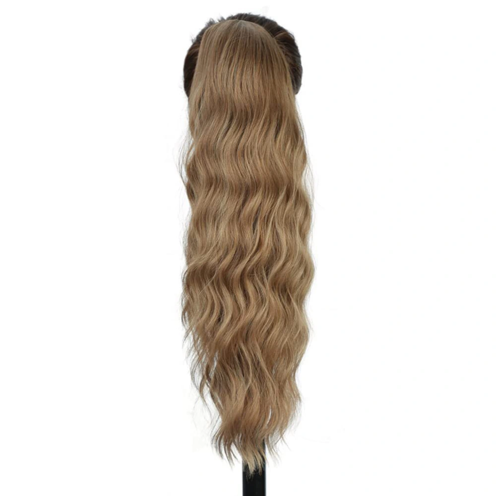 Ponytail Extensions for Women 22 Inch Long Curly Wavy Hair Piece