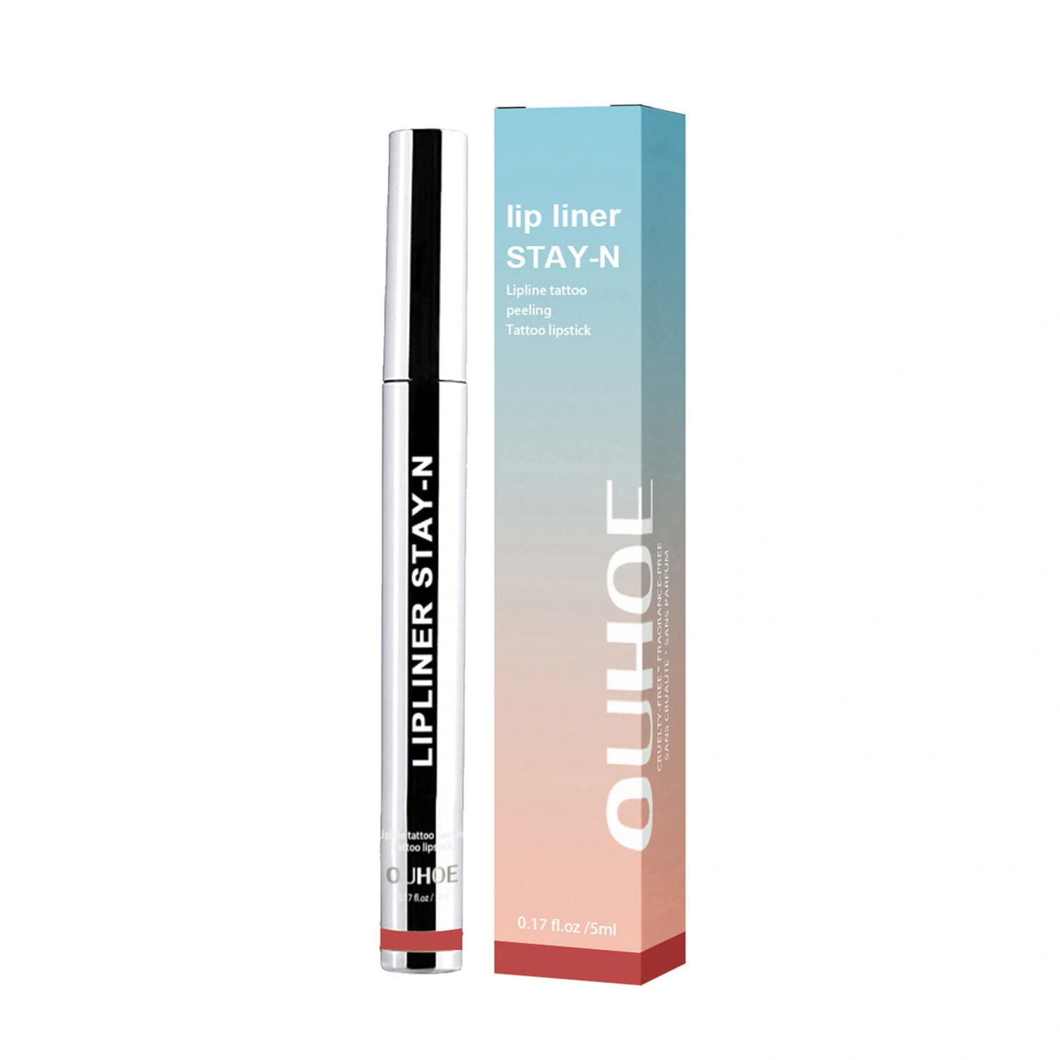 Peel Off Lip Liner Stain, Long Wear Lasting Tattoo Lip Liner