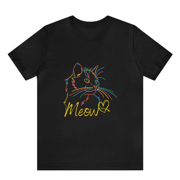 Neon Kitty Unisex Short Sleeve