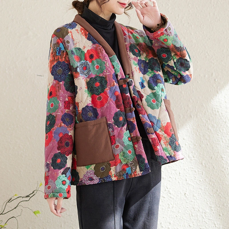 Winter Stylish Loose Plus Size Fleece Padded Coat