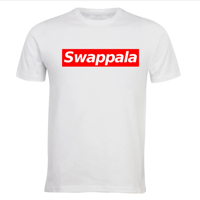 European And American SWAPPALA Digital Printing Casual Round Neck T-shirt