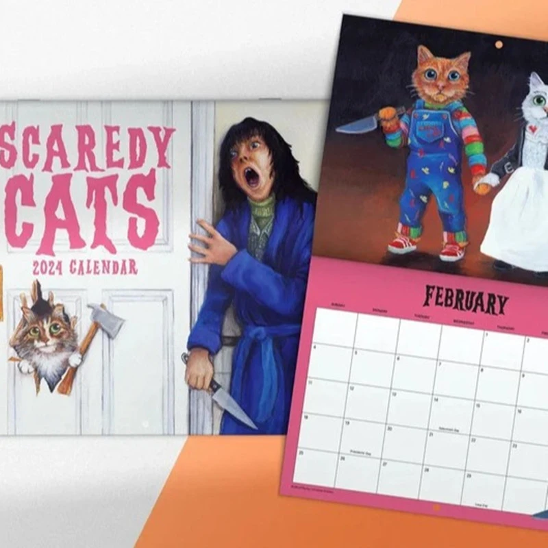 Home 2024 Horror Cat Calendar