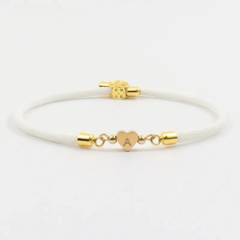 Titanium Steel Heart-shaped 26 Letters Heart-shaped Accessories Milan Bracelet