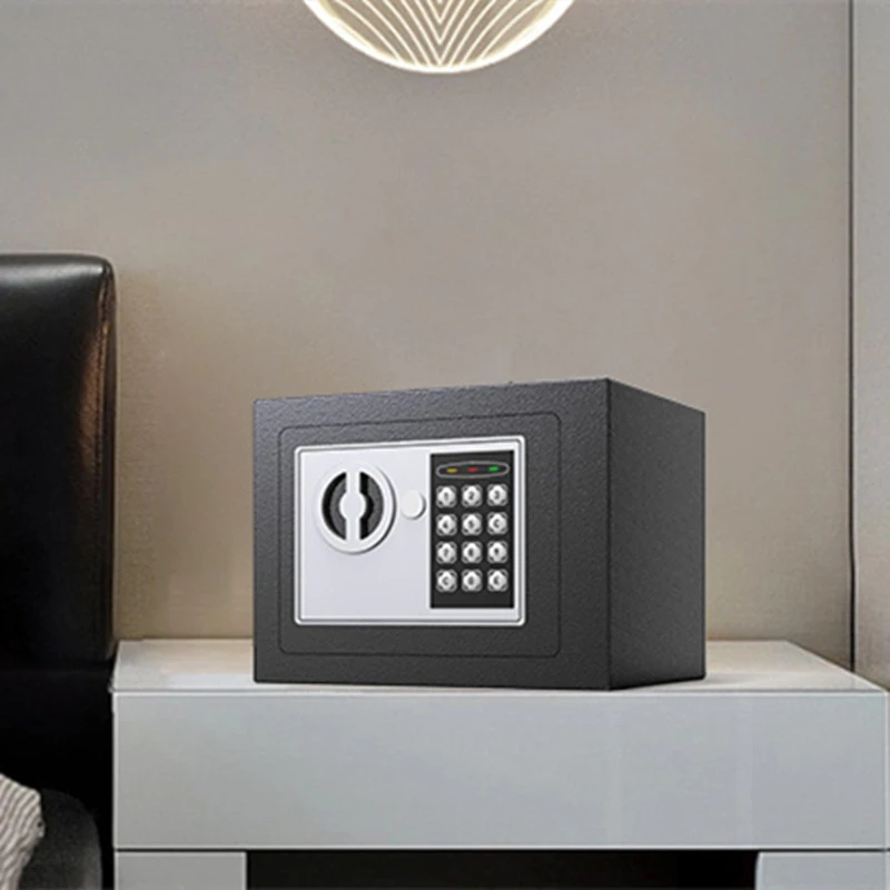 Small Office Domestic Safe Box Smart Fingerprint Password Into The Wall