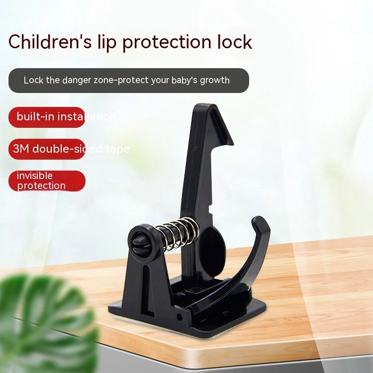 Children's Safety Protection Invisible Cabinet Door Spring Lock