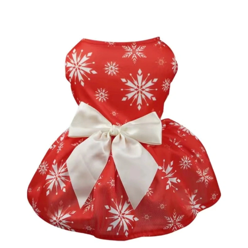 Christmas Pet Clothes Vest Skirt Series Dog