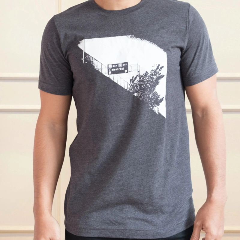 European And American Digital Printing Casual Round Neck T-shirt