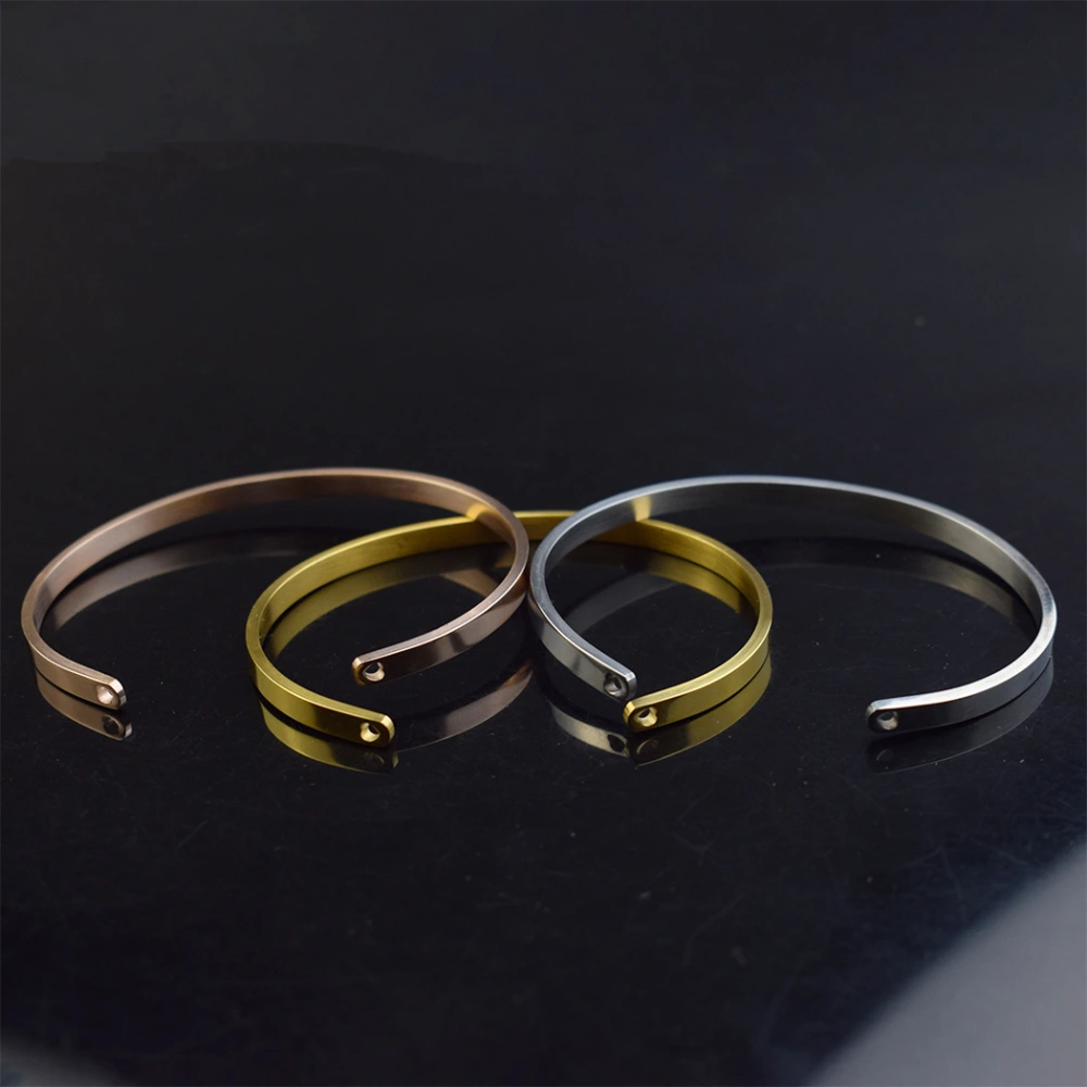 Letter Carving Bracelet Yuyan Alloy Bracelet