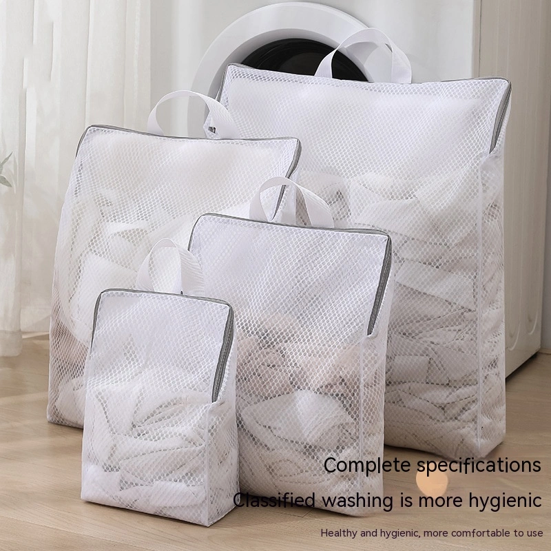 Three-Dimensional Cellular-network Thickened Fine Mesh Bra Washing Machine Wash Special Bag