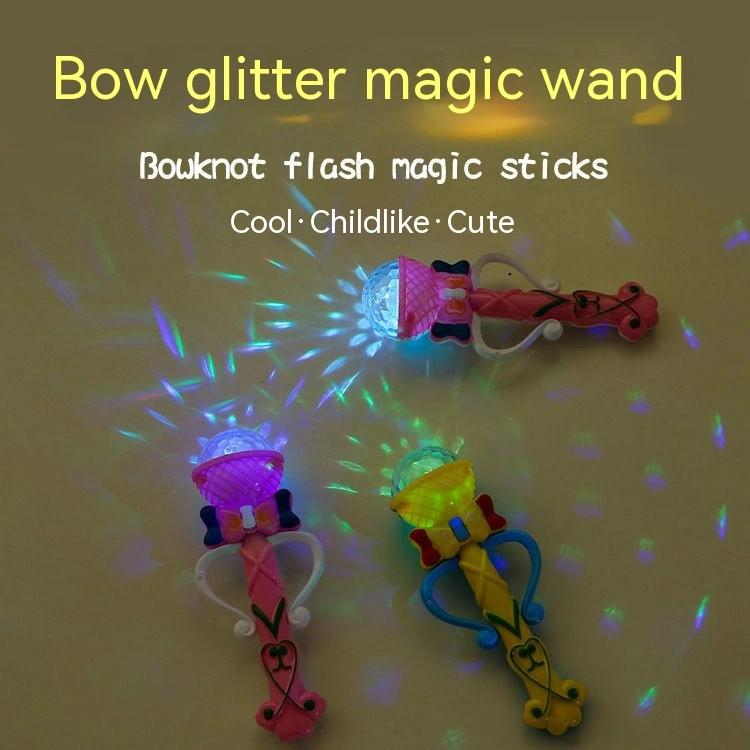 Luminous Magic Wand Starry Sky Glow Stick Luminous Projection Magic Wand Children's Luminous Toys Push Supply Wholesale