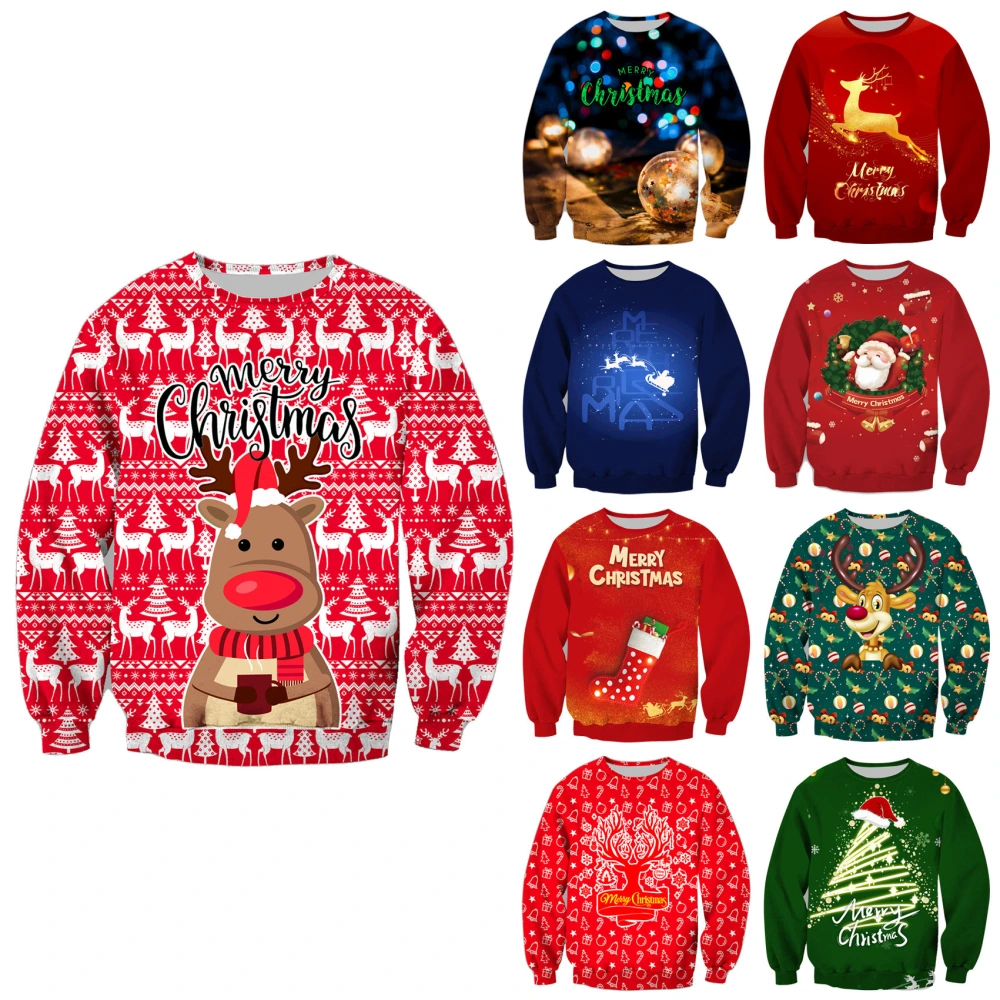 3D Digital Printing Christmas Hoodie