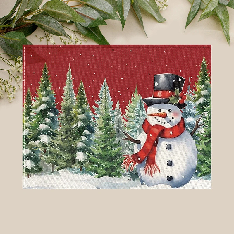 Christmas Printing Non-slip Placemat