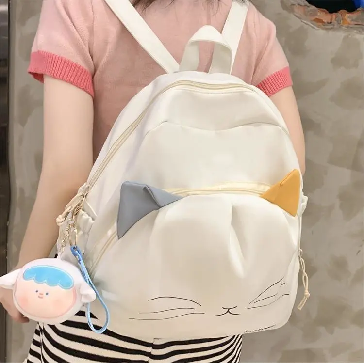 Cartoon Young Girl Cute Sister Backpack