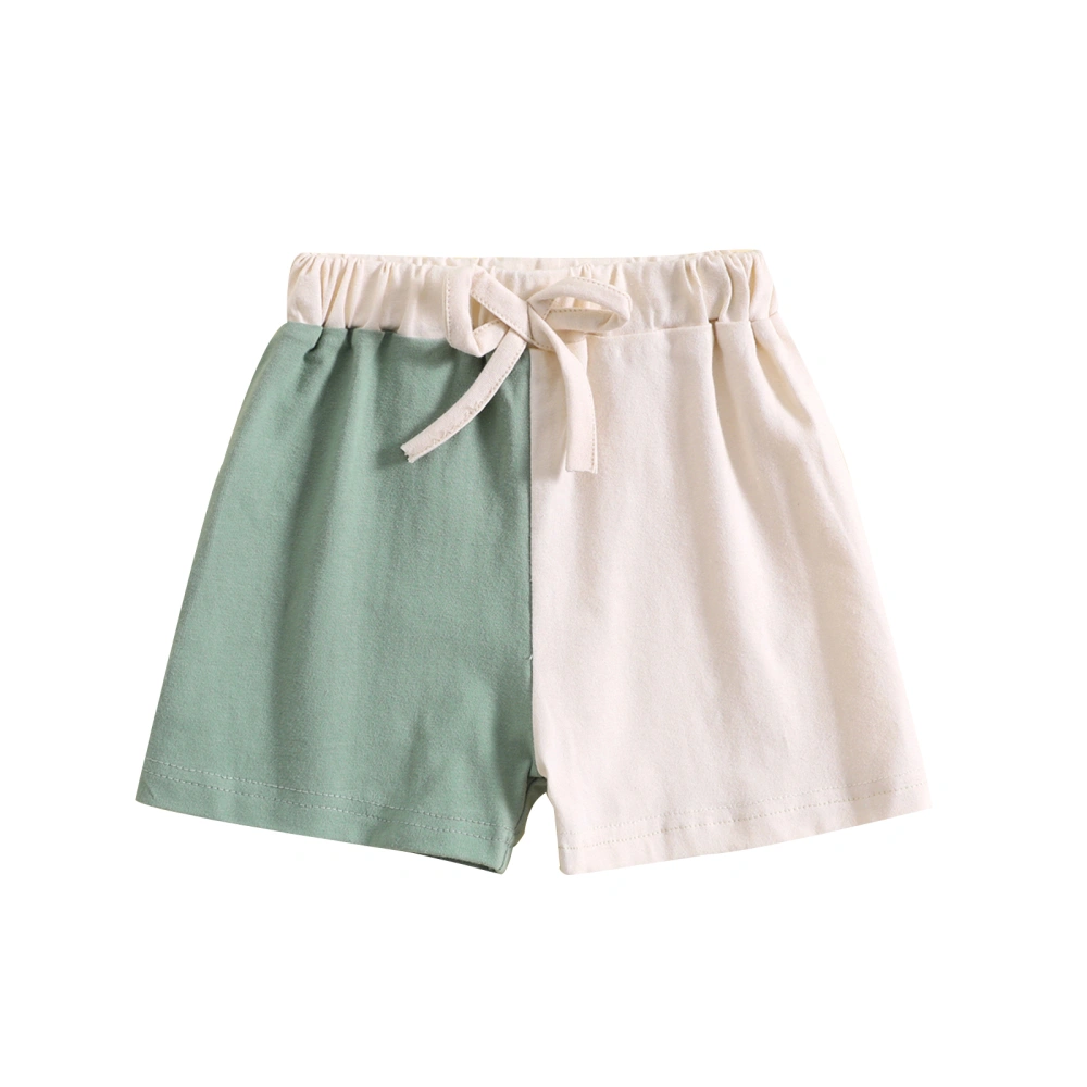 Baby Girls Shorts, Elastic Waist Cute Bow Contrast Color Summer Shorts