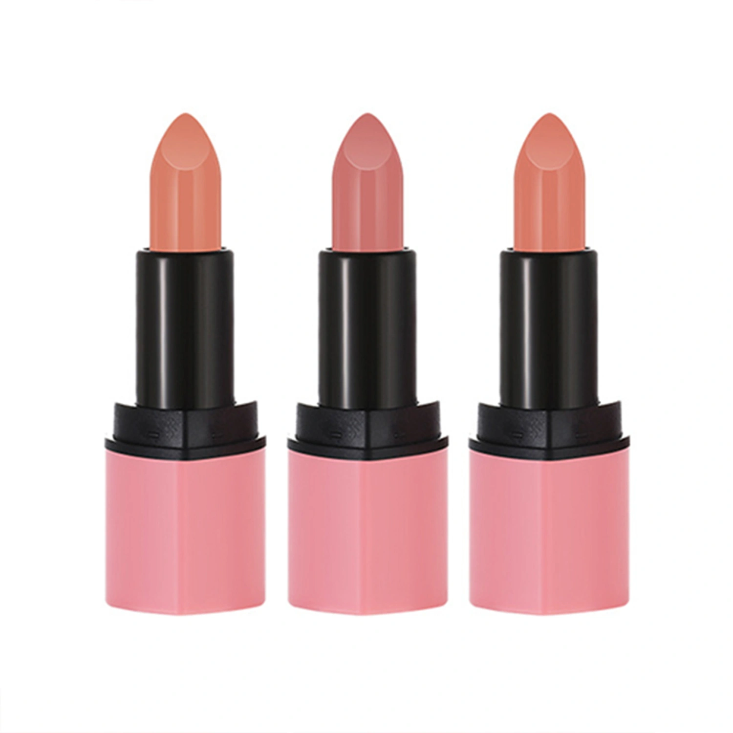 3Pcs Matte Lipstick Set Soft Velvet Lip Sticks Nude Lip Tint Kit