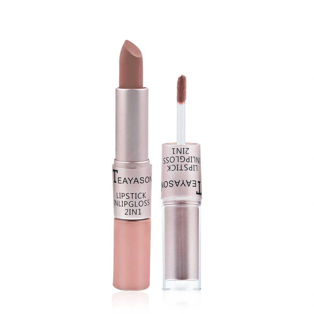 2-in-1 Matte Lipstick and Liquid Lipstick, Matte Lip Gloss Lip Stain