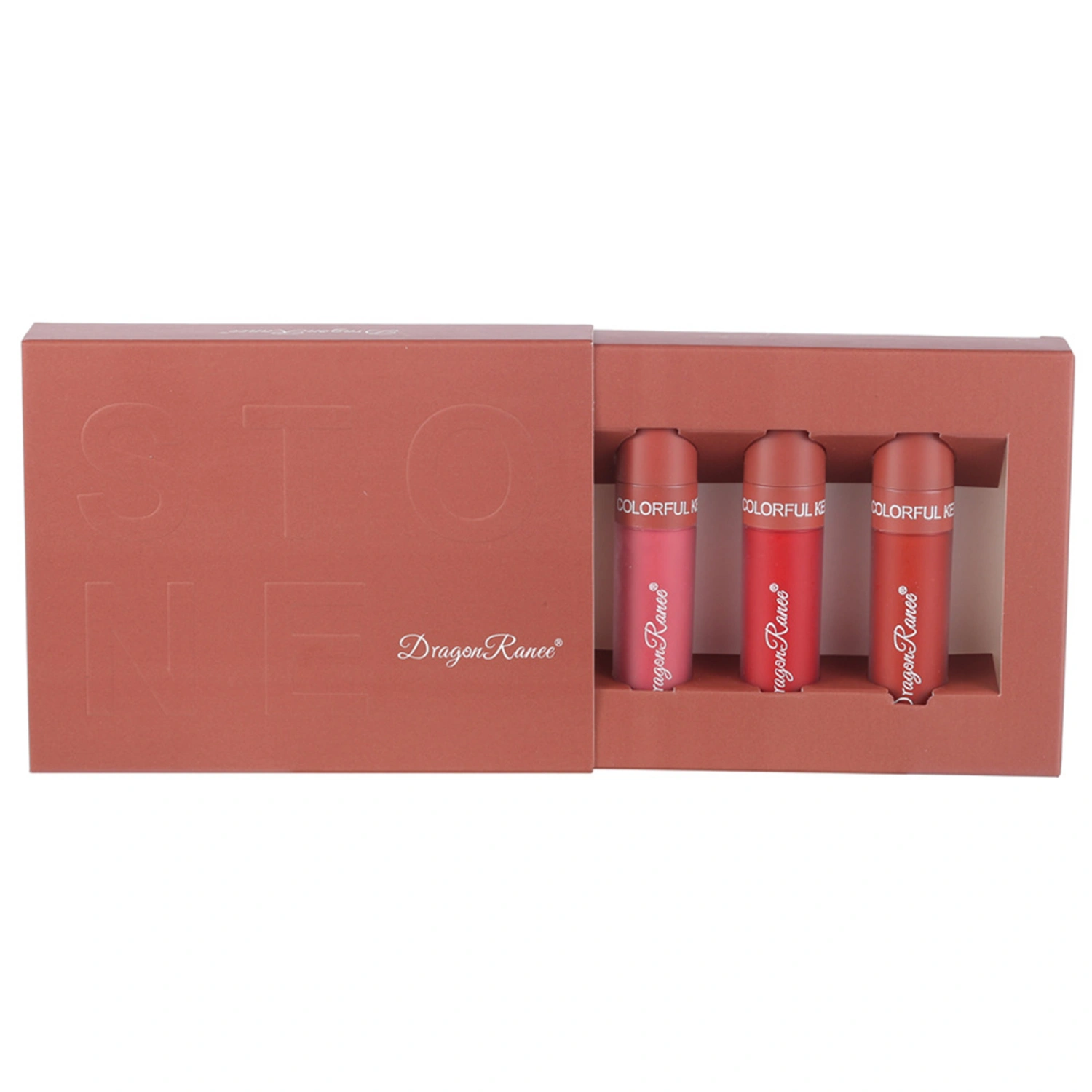 Lip Gloss Set 3 Colors Long Lasting Waterproof Matte Liquid Lipstick 