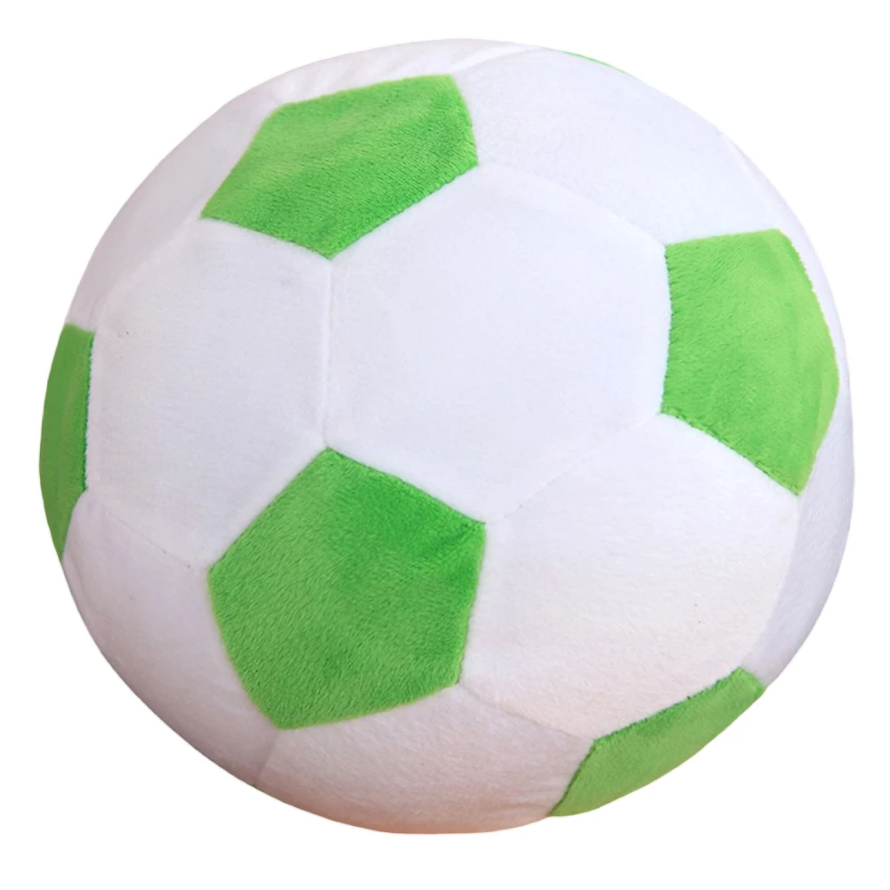 Soccer Shaped Plush Toy Cute Stuffed Ball Pillow Gift for Kids