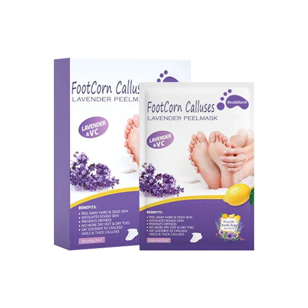 Lavender Foot Cover, Peeling Moisturizing Calluses Dead Skin Remover