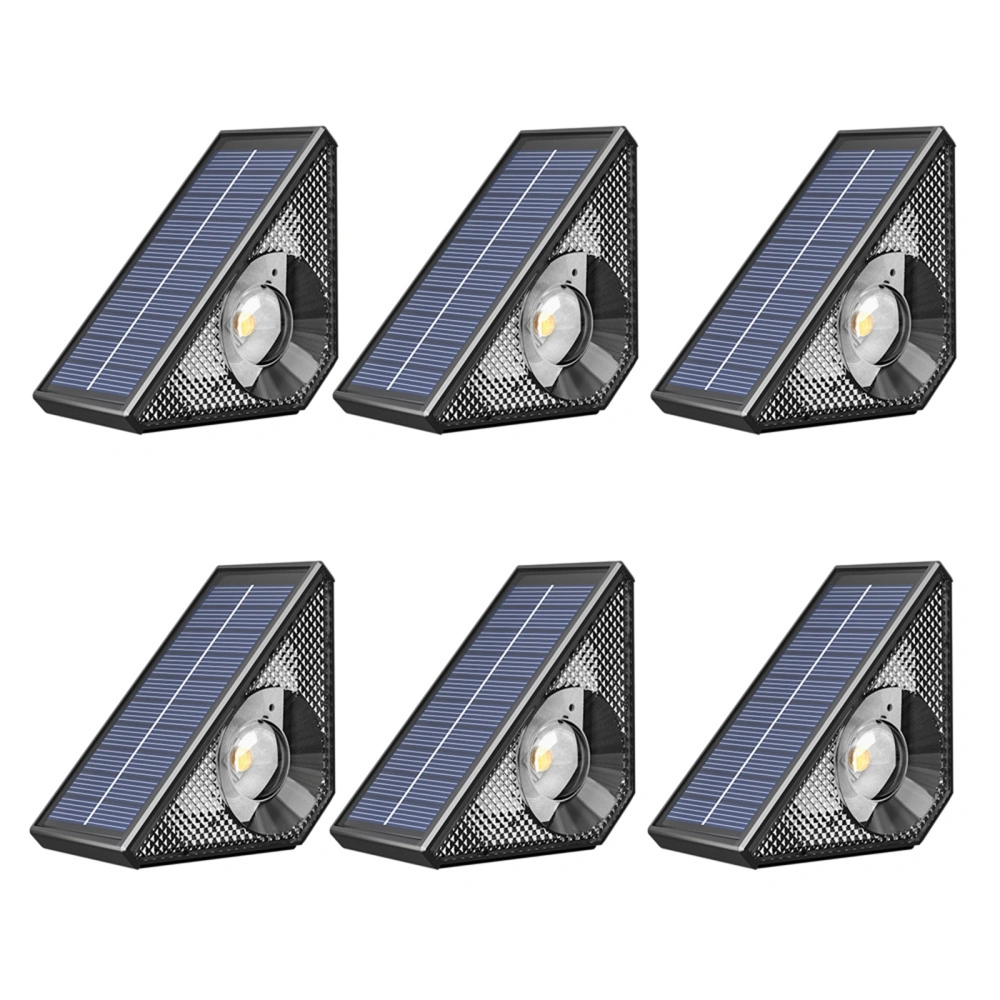 6 Pack Solar Stair Lights, Outdoor Step Lights Solar Powered Decor