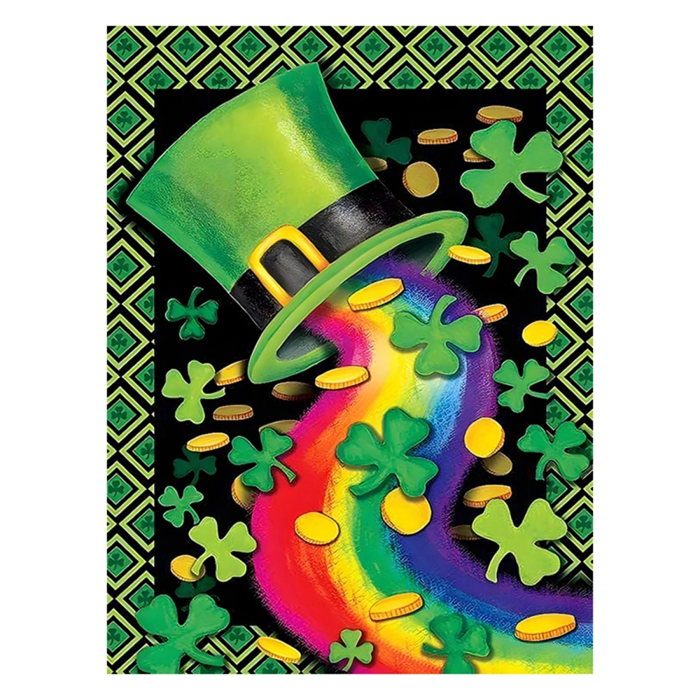 5D DIY Diamond Painting Kits Shamrock Hat Full Drill Dots Art Kit