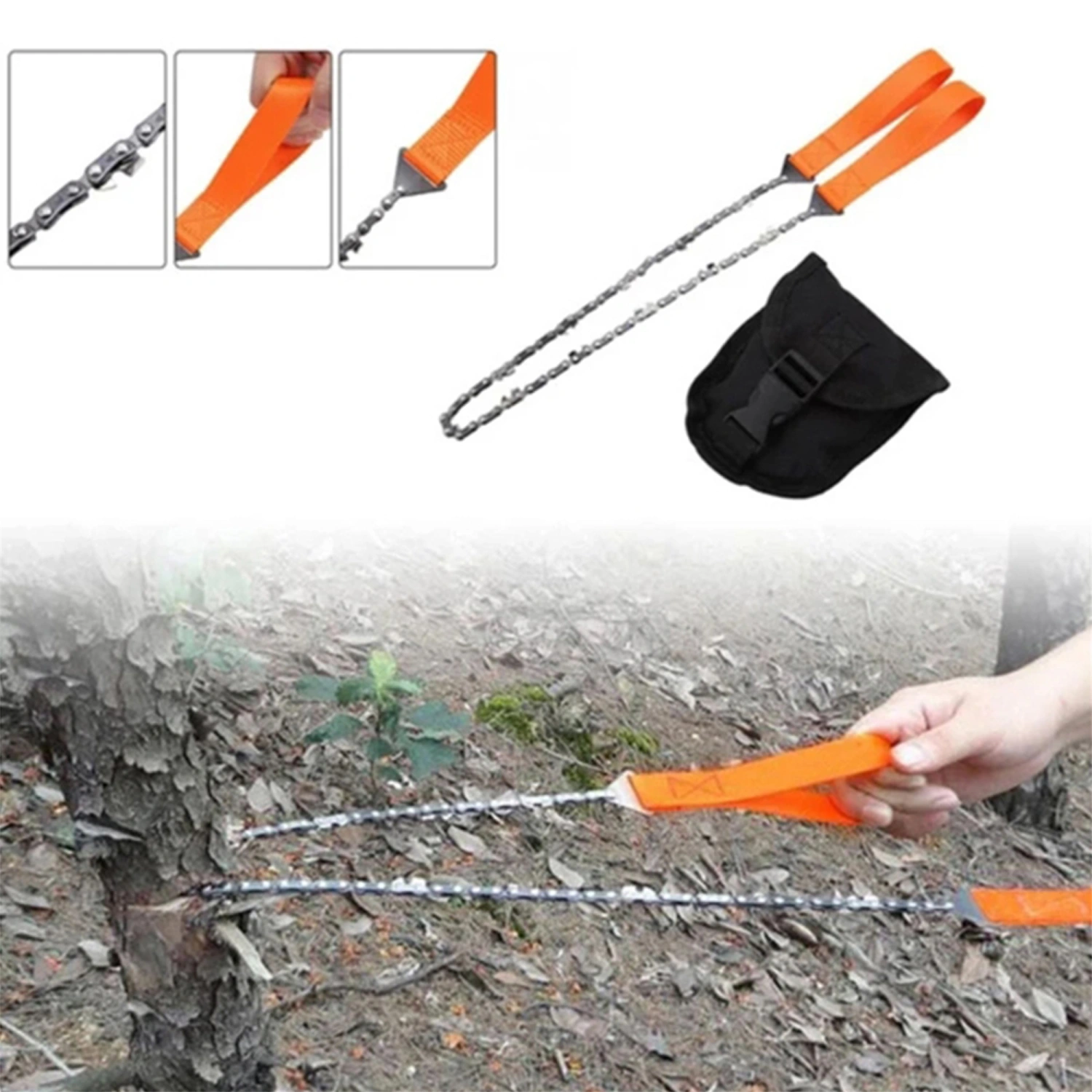 Hand Chainsaw, Folding Mini Chainsaw Portable Camping Outdoor Tool