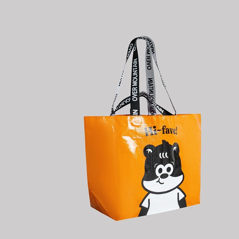 Waterproof Cartoon Woven Foldable Eco-friendly Shopping Bag