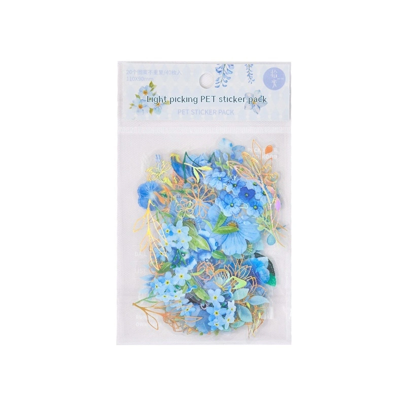 Light Picking Flower Pet Stickers Roaming Dream Series