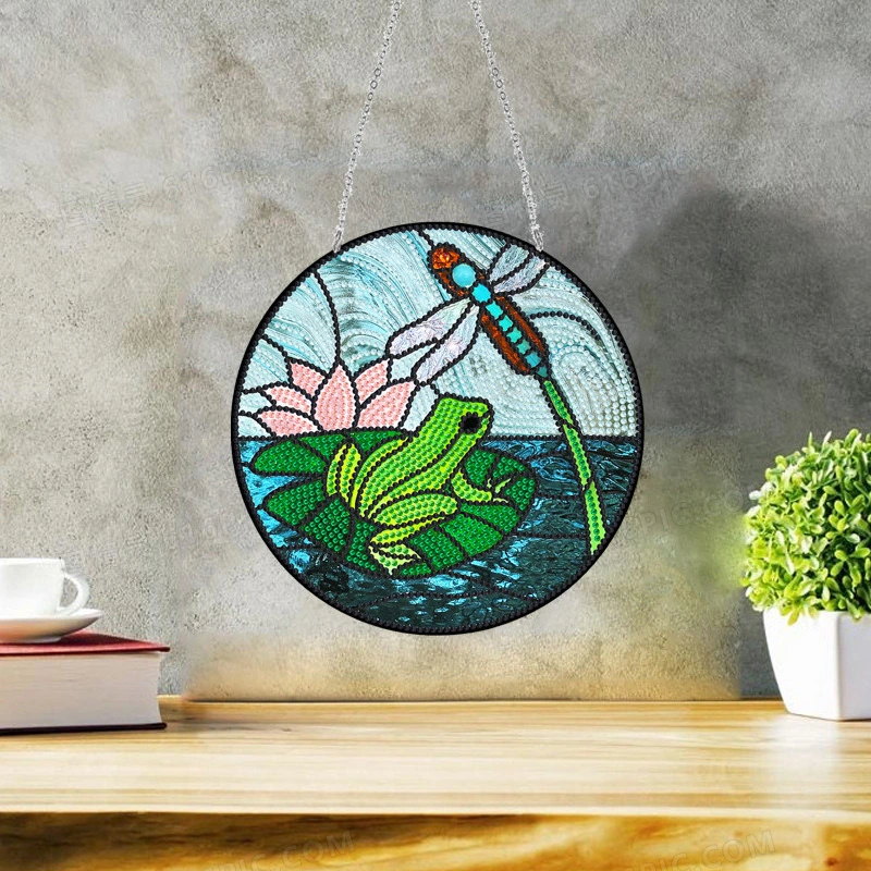 DIY Diamond Painting Pendant Cartoon Wooden Home Decorations