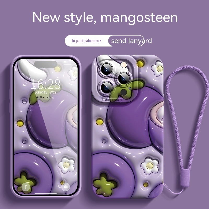 Three-dimensional Mango Suitable For Mobile Phone Case