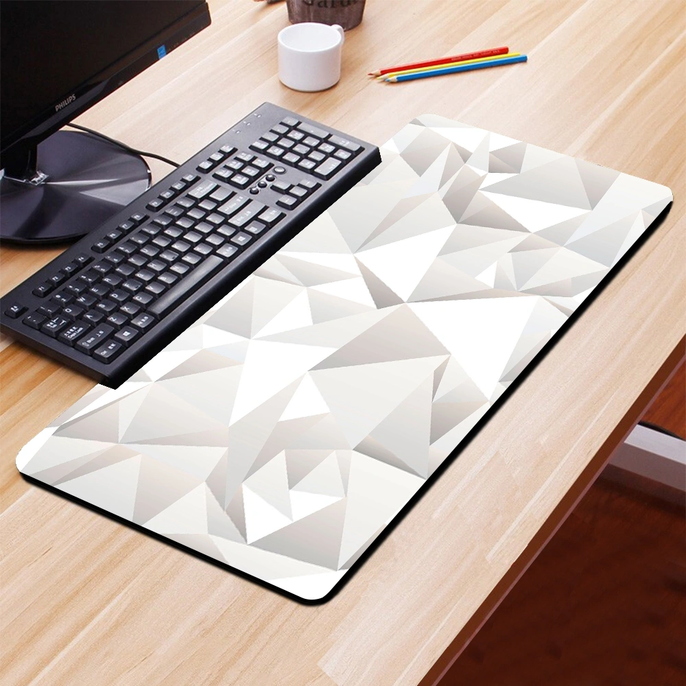 White Mouse Pad For Mini Computer Gamers