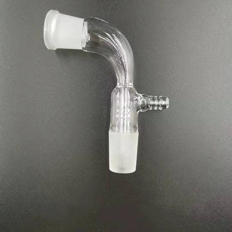 Vacuum Glass Tail Frosted Distillation Head Elbow