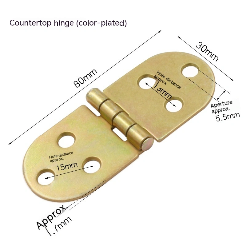 Flip Top Table Hinge Dining Table Accessories Leaf Zinc Alloy Hidden Hinge