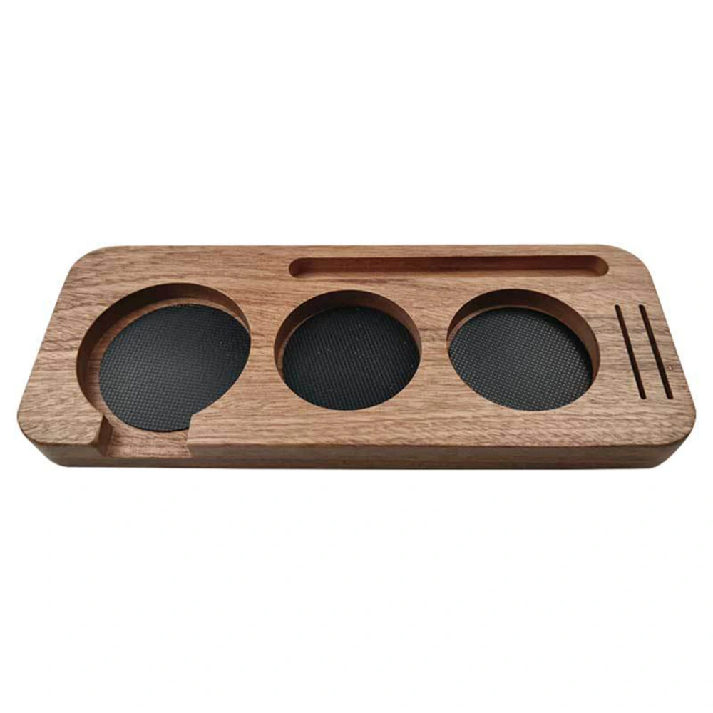 Espresso Tamping Station, Wooden Coffee Tamper Station Organizer