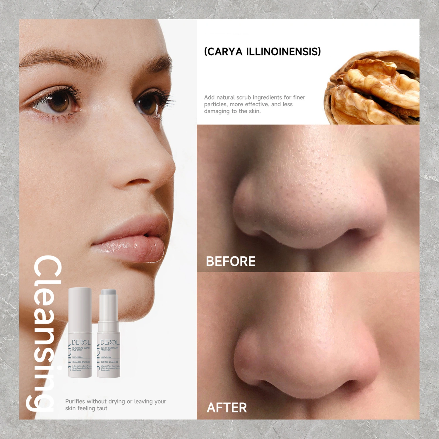 Blackhead Remover Cleanser, Deep Pore Facial Cleanser Eliminator