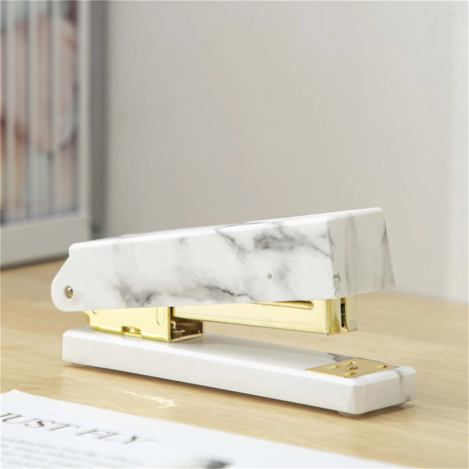 Clear Acrylic Stapler, Desktop Stapler, Modern Desk Accessory