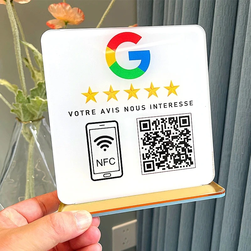 Comment Card Restaurant NFC Praise Card Standee Bracket